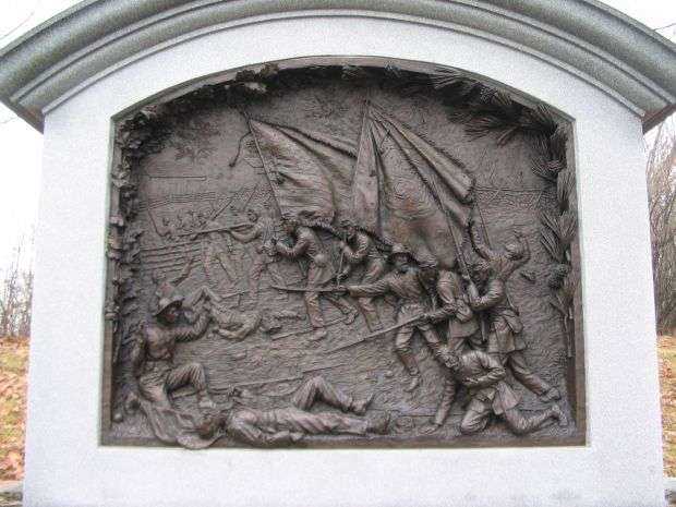 DELAWARE AT GETTYSBURG WAR MEMORIAL PLAQUE