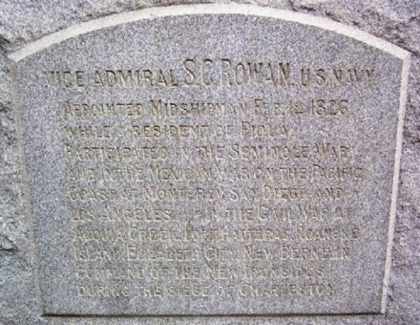 VICE ADMIRAL STEPHEN CLEGG ROWAN CANNON MEMORIAL STONE B