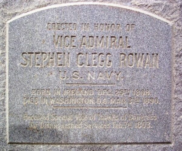 VICE ADMIRAL STEPHEN CLEGG ROWAN CANNON MEMORIAL STONE A