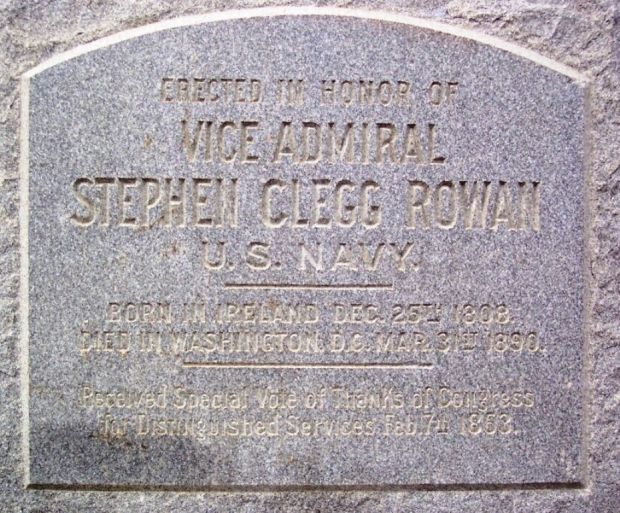 VICE ADMIRAL STEPHEN CLEGG ROWAN CANNON MEMORIAL STONE A