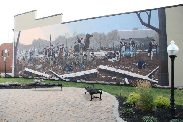 THE BATTLE OF THE WABASH MEMORIAL MURAL