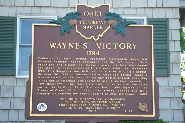 WAYNE’S VICTORY MEMORIAL MARKER