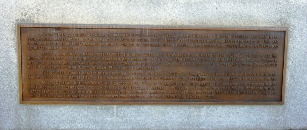 FORT RECOVERY MONUMENT PLAQUE B