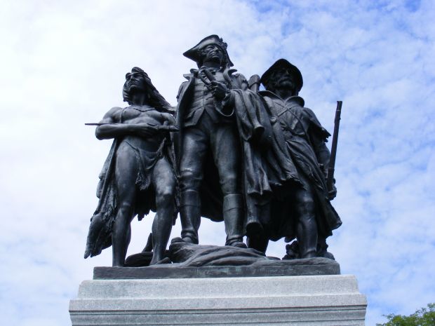 FALLEN TIMBERS BATTLE MONUMENT STATUES