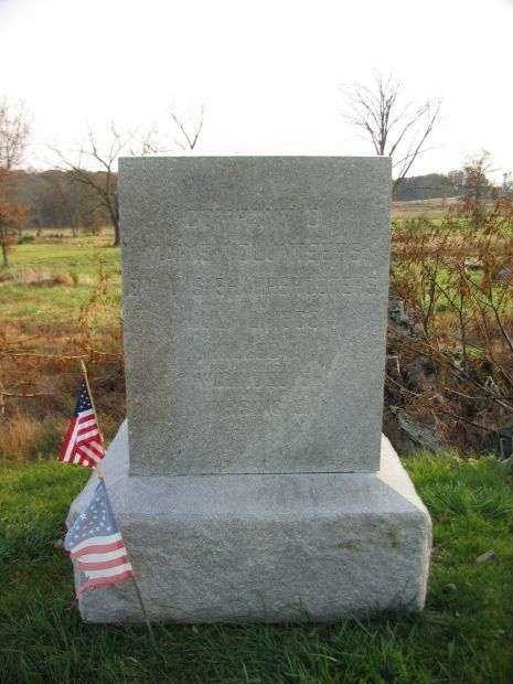 COMPANY D, 2ND U.S. SHARPSHOOTERS MAINE VOLUNTEERS WAR MEMORIAL