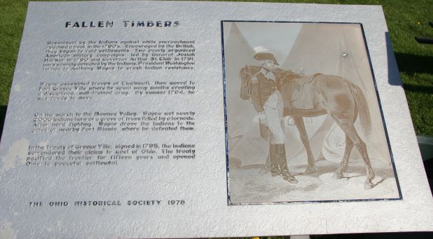 FALLEN TIMBERS WAR MEMORIAL PANEL