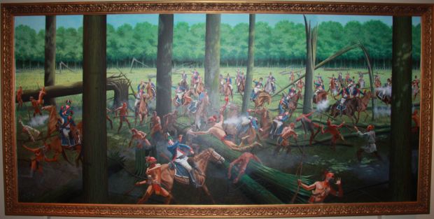 BATTLE OF FALLEN TIMBERS MEMORIAL ART