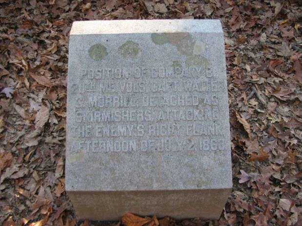 COMPANY B, 20TH MAINE VOLUNTEERS WAR MEMORIAL