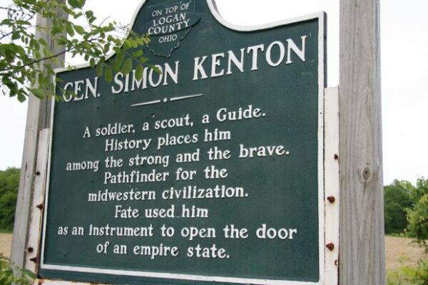 GEN. SIMON KENTON MEMORIAL MARKER