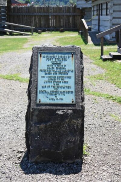 NORTH-WEST CORNER OF FORT STEUBEN MEMORIAL