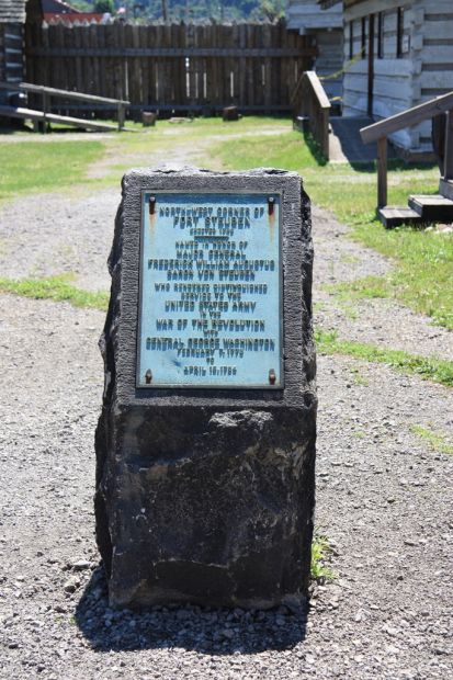 NORTH-WEST CORNER OF FORT STEUBEN MEMORIAL