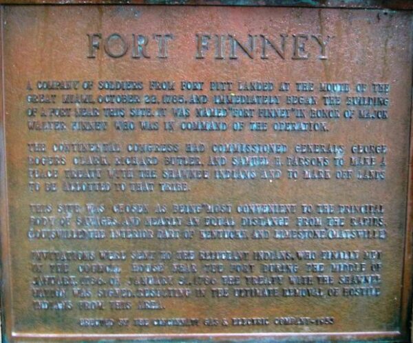 FORT FINNEY MEMORIAL PLAQUE