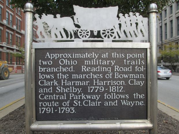 OHIO MILITARY TRAILS MEMORIAL MARKER
