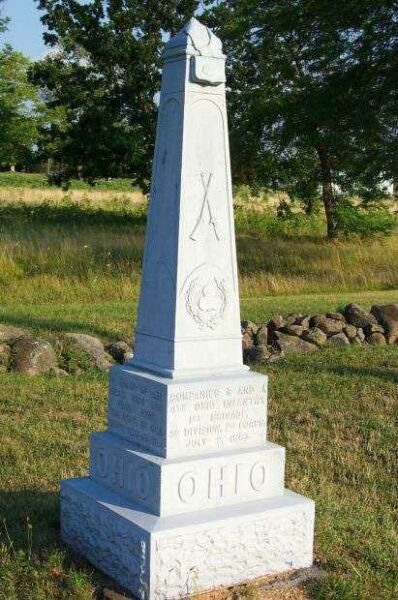 COMPANIES G AND I 4TH OHIO INFANTRY WAR MEMORIAL