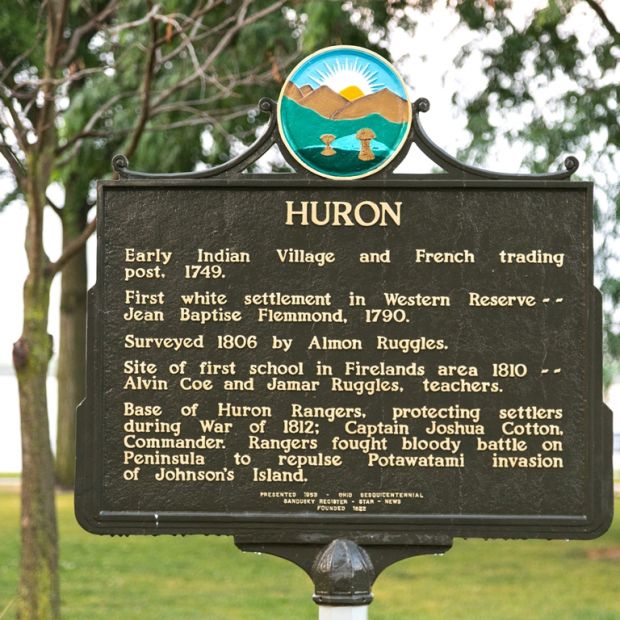 HURON MEMORIAL MARKER