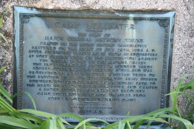 CAMP STILLWATER MEMORIAL PLAQUE
