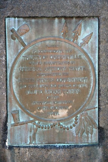 TREATY OF GREENEVILLE MEMORIAL PLAQUE