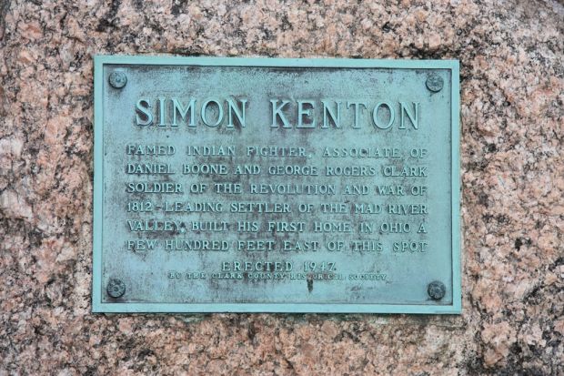 CAPT. SIMON KENTON MEMORIAL PLAQUE