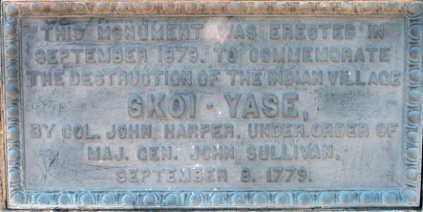 SKOI-YASE WAR MEMORIAL PLAQUE