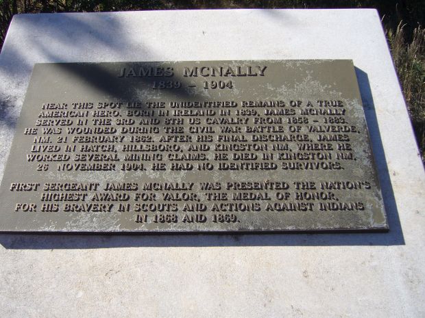 JAMES MCNALLY MEDAL OF HONOR WAR MEMORIAL