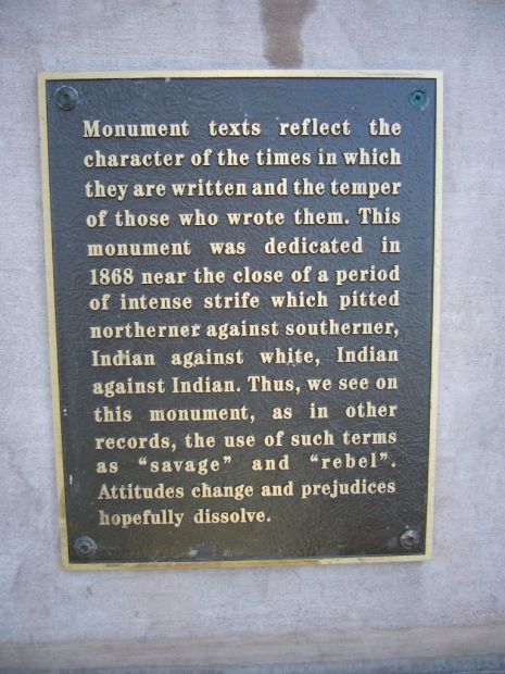 NEW MEXICO STATE CIVIL WAR MEMORIAL PLAQUE