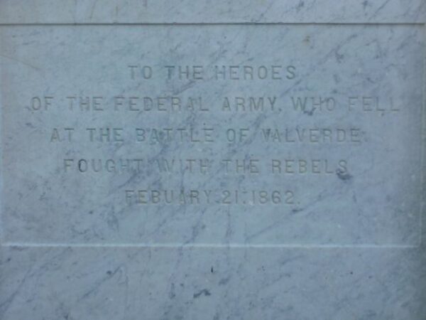 NEW MEXICO STATE CIVIL WAR MEMORIAL STONE A