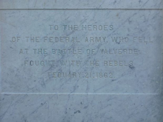 NEW MEXICO STATE CIVIL WAR MEMORIAL STONE A