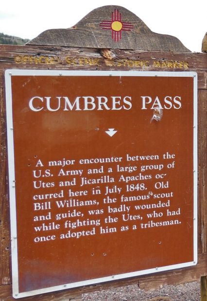 CUMBRES PASS MEMORIAL MARKER