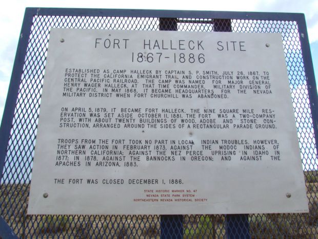 FORT HALLECK SITE MEMORIAL PLAQUE