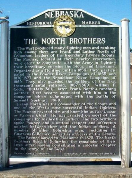 THE NORTH BROTHERS MEMORIAL MARKER
