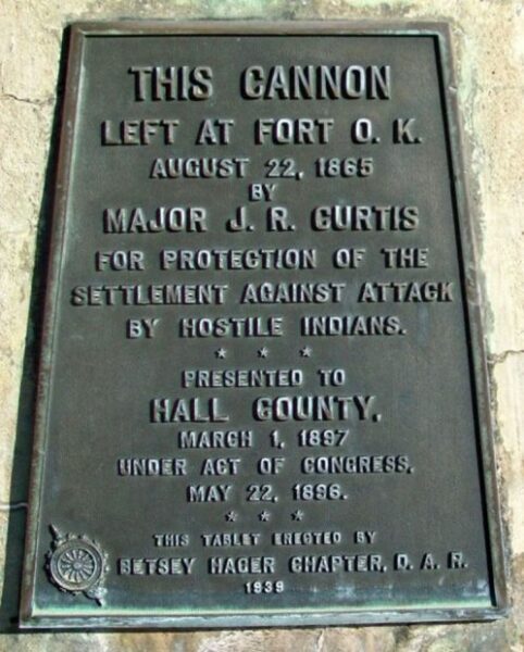 THIS CANNON MEMORIAL PLAQUE