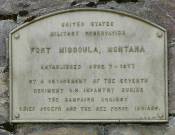 FORT MISSOULA, MONTANA MEMORIAL PLAQUE