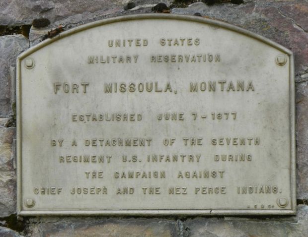 FORT MISSOULA, MONTANA MEMORIAL PLAQUE