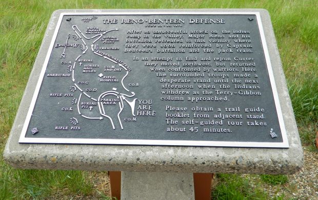 THE RENO-BENTEEN DEFENSE MEMORIAL PLAQUE
