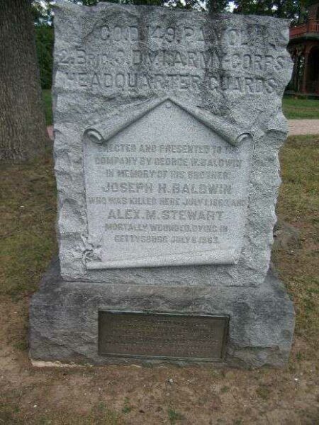 COMPANY D, 149TH PENNSYLVANIA VOLUNTEERS WAR MEMORIAL