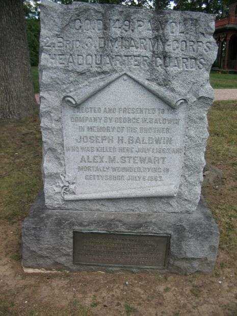 COMPANY D, 149TH PENNSYLVANIA VOLUNTEERS WAR MEMORIAL