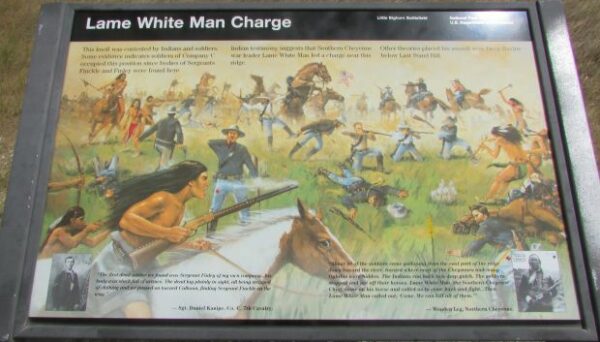 LAME WHITE MAN CHARGE MEMORIAL PANEL
