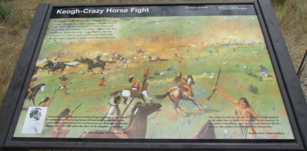 KEOGH-CRAZY HORSE FIGHT MEMORIAL PANEL