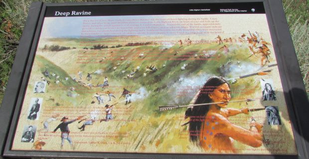 DEEP RAVINE LITTLE BIGHORN MEMORIAL PANEL