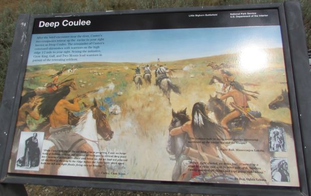 DEEP COULEE LITTLE BIGHORN MEMORIAL PANEL