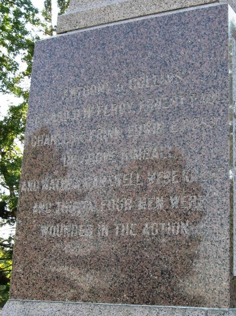 WOODLAKE BATTLEFIELD STATE MEMORIAL STONE B