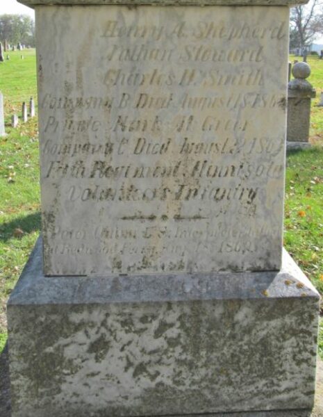 CAPT. JOHN S. MARSH STATE MEMORIAL STONE D