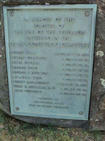 GREAT CONEWAGO CEMETERY WAR MEMORIAL