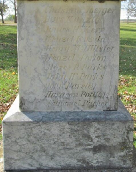 CAPT. JOHN S. MARSH STATE MEMORIAL STONE C