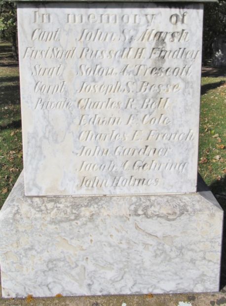 CAPT. JOHN S. MARSH STATE MEMORIAL STONE B