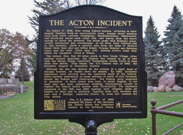 THE ACTON INCIDENT MEMORIAL MARKER
