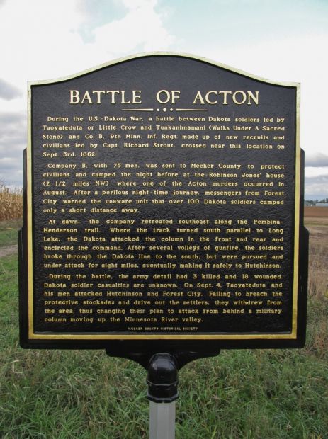 BATTLE OF ACTON MEMORIAL MARKER