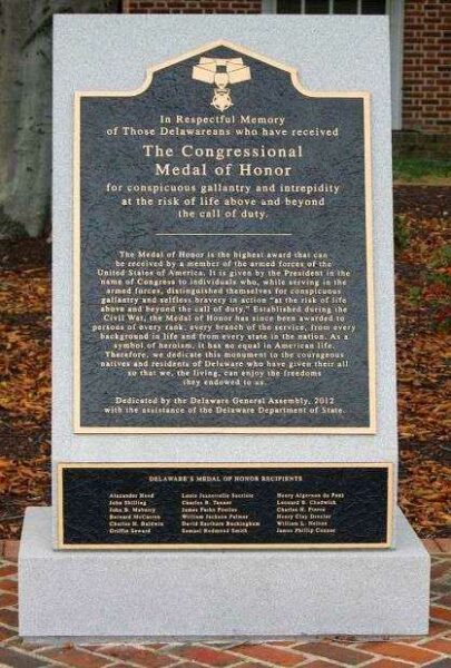 DELAWARE MEDAL OF HONOR MEMORIAL
