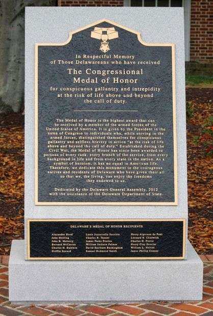 DELAWARE MEDAL OF HONOR MEMORIAL