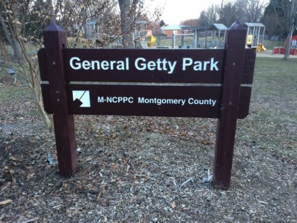 GENERAL GETTY PARK MEMORIAL MARKER